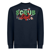 Navy scrub life Heavyweight Sweatshirt - MaliasSmallBusiness