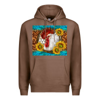 Chestnut western rooster Premium Hoodie - TumblerDesignByShophia