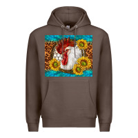 Coffee western rooster Premium Hoodie - TumblerDesignByShophia