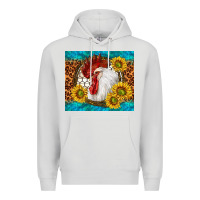 Dove Grey western rooster Premium Hoodie - TumblerDesignByShophia