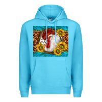 Ocean Blue western rooster Premium Hoodie - TumblerDesignByShophia