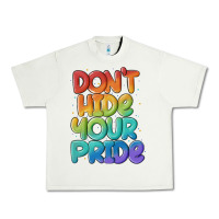 Pistachio dont hide your pride Urban Heavy Tee - MaliasSmallBusiness