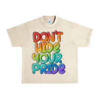 Sandshell dont hide your pride Urban Heavy Tee - MaliasSmallBusiness
