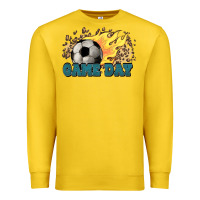 Lemon Game day Soccer leopard flames fireball Premium Sweatshirt - HowdyJamesFarm