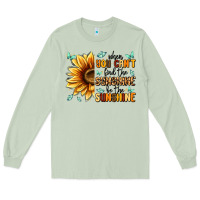 Matcha when you can't find the sunshine be the sunshine Long Sleeve Tee - MaliasSmallBusiness