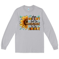 Moon Dust when you can't find the sunshine be the sunshine Long Sleeve Tee - MaliasSmallBusiness