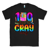 Black 100 days of cray cray Classic Tee - MaliasSmallBusiness