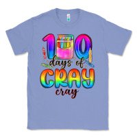 Colony Blue 100 days of cray cray Classic Tee - MaliasSmallBusiness