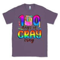Lavender 100 days of cray cray Classic Tee - MaliasSmallBusiness