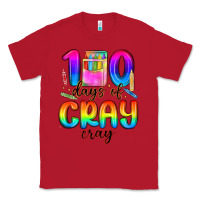 Red 100 days of cray cray Classic Tee - MaliasSmallBusiness