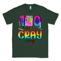 Sports Green 100 days of cray cray Classic Tee - MaliasSmallBusiness
