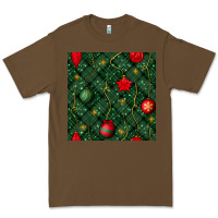 Cacao christmas ornaments seamless  pattern Premium Tee - BundleAndBundleShop