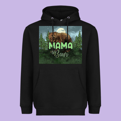 Mama Bear Tumbler Heavyweight Hoodie Designed By Howdyjamesfarm