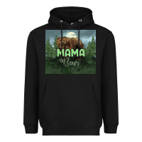 Black Mama bear tumbler Heavyweight Hoodie - HowdyJamesFarm