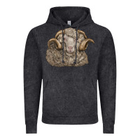 Merino Wool Sheep Head Vintage Hoodie | Teevron