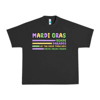 Mardi Gras Beads Urban Heavy Tee | Teevron