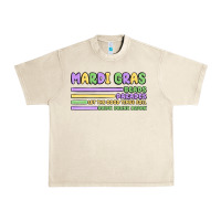 Sandshell mardi gras beads Urban Heavy Tee - MaliasSmallBusiness