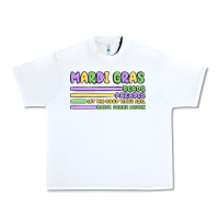 White mardi gras beads Urban Heavy Tee - MaliasSmallBusiness