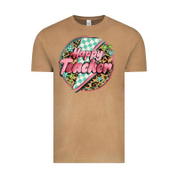 Vintage Camel happy teacher lighting bolt Vintage Tee - MaliasSmallBusiness