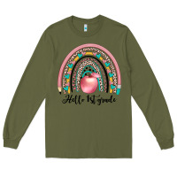 Army Green hello 1 st grade Long Sleeve Tee - JahusDesignShop