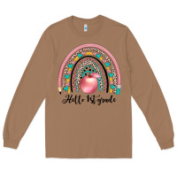 Toasted Coconut hello 1 st grade Long Sleeve Tee - JahusDesignShop