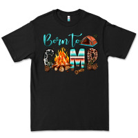 Black born to camp Premium Tee - JahusDesignShop