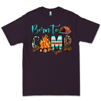 Plum born to camp Premium Tee - JahusDesignShop