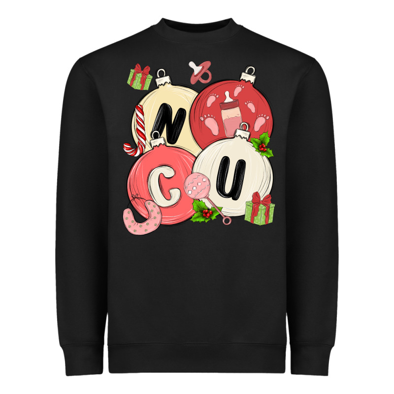 Nicu Nurse Christmas Heavyweight Sweatshirt by MaliasSmallBusiness | Teevron