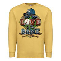 Antique Gold for the love of the game baseball Premium Sweatshirt - HowdyJamesFarm