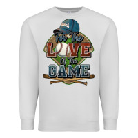 Dove Grey for the love of the game baseball Premium Sweatshirt - HowdyJamesFarm