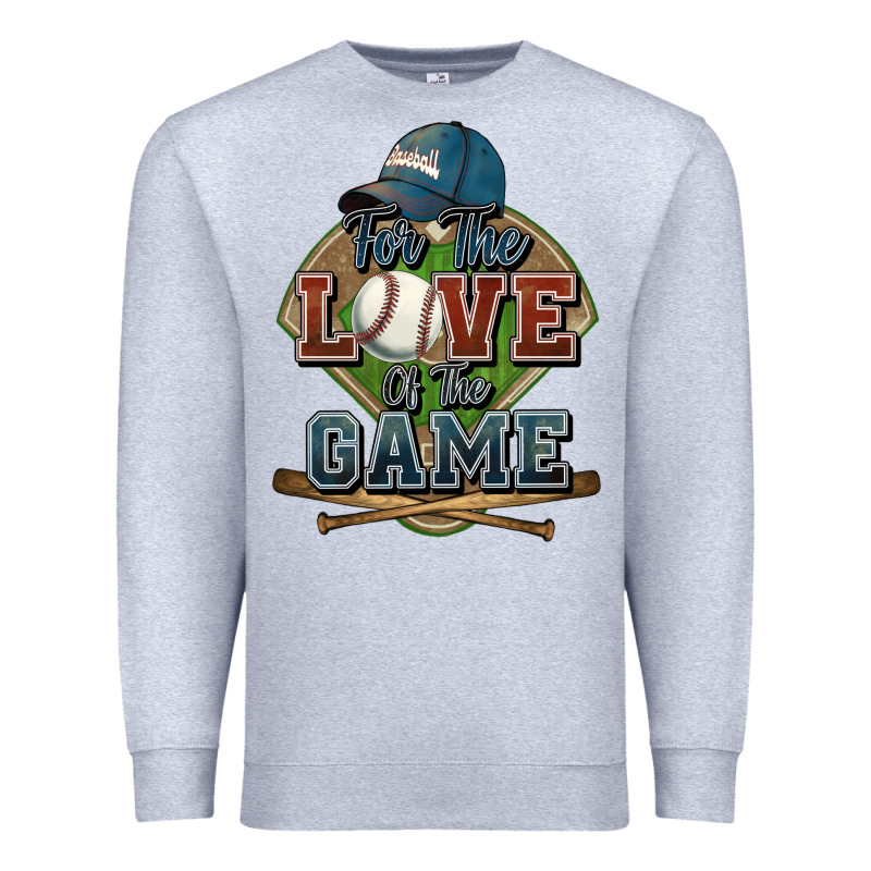 For The Love Of The Game Baseball Premium Sweatshirt by HowdyJamesFarm | Teevron