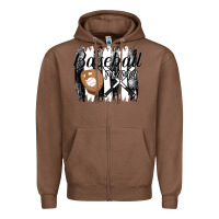Chestnut Baseball Mama Zipper Hoodie - Bettercallsaul