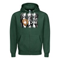 Sports Green Baseball Mama Zipper Hoodie - Bettercallsaul