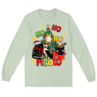 Matcha ho ho ho meow Long Sleeve Tee - MaliasSmallBusiness