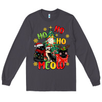 Smoke ho ho ho meow Long Sleeve Tee - MaliasSmallBusiness