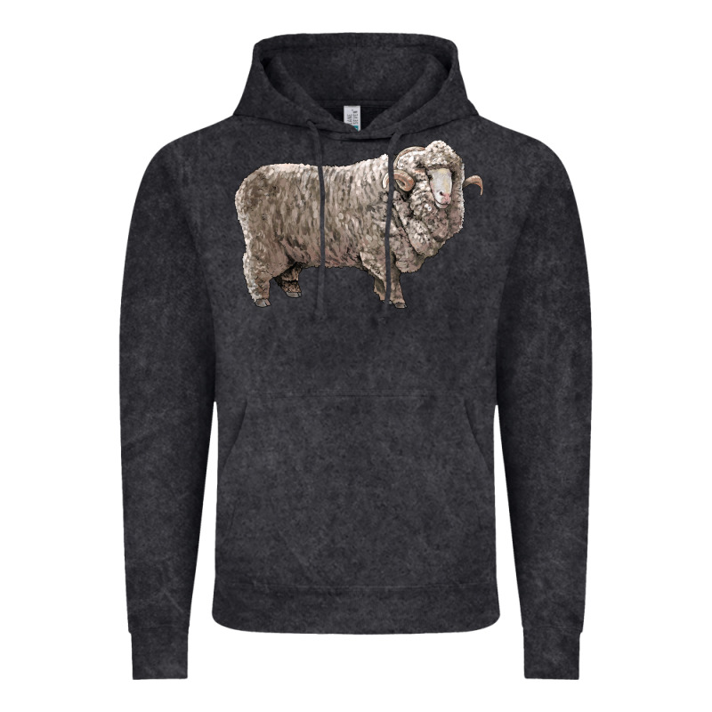 Rambouillet Sheep Vintage Hoodie by LillyAllenDesigns | Teevron