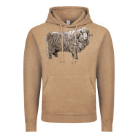 Vintage Coffee rambouillet sheep Vintage Hoodie - LillyAllenDesigns