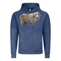 Vintage Denim rambouillet sheep Vintage Hoodie - LillyAllenDesigns