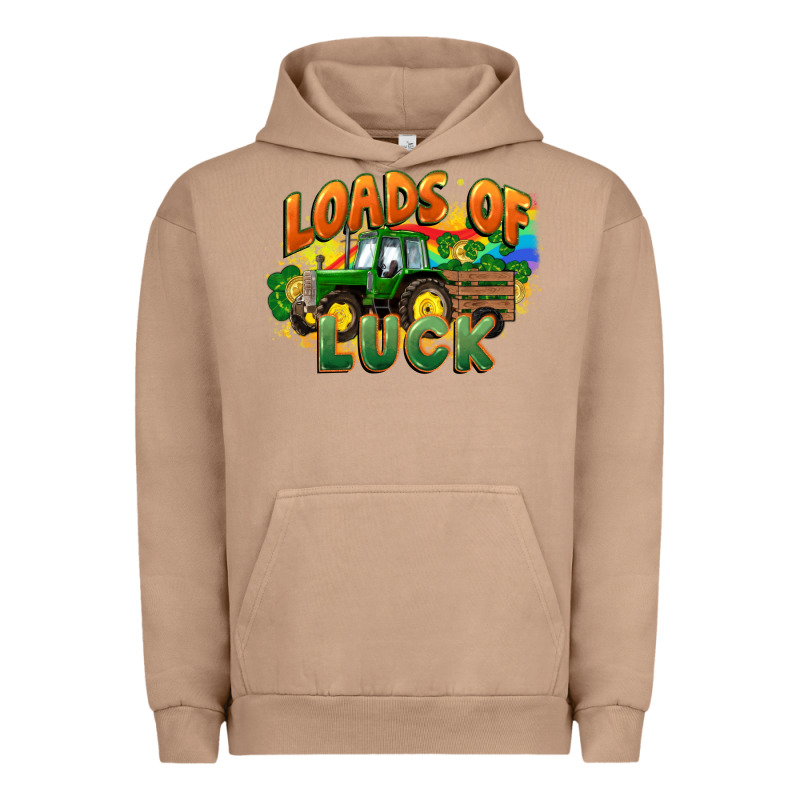 Loads Of Luck With Tractor St. Patricks Day Urban Hoodie by FaDigitalArtStudio | Teevron