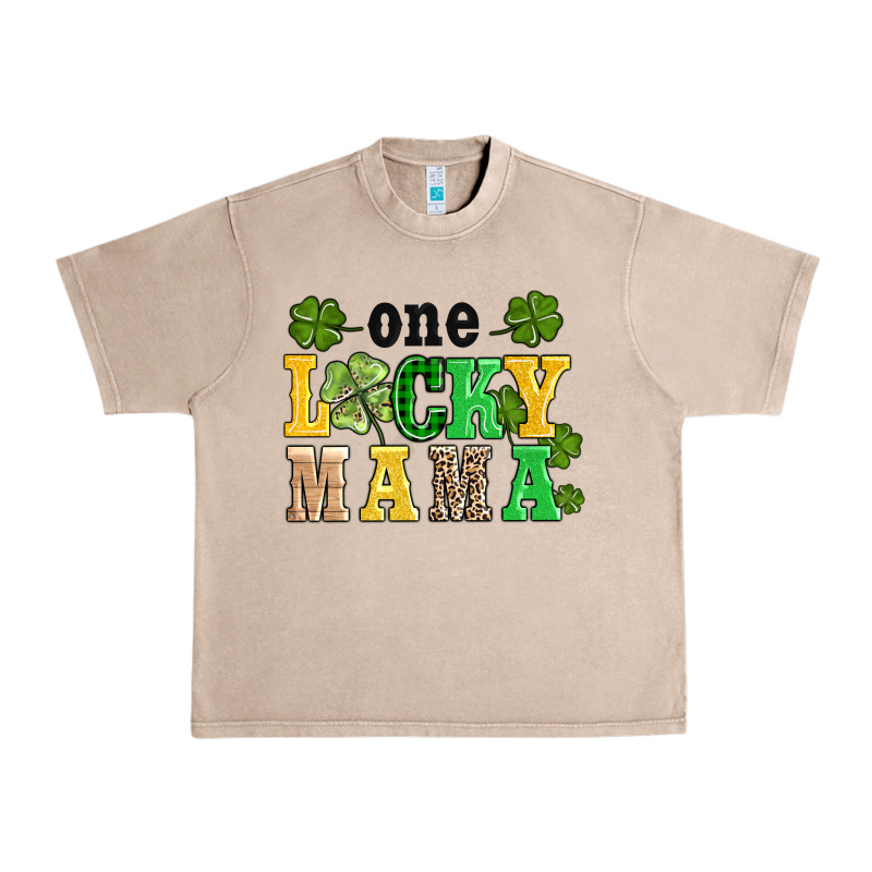 One Lucky Mama Urban Heavy Tee by AdoDesignShop | Teevron