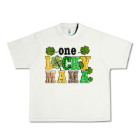 Pistachio one lucky mama Urban Heavy Tee - AdoDesignShop