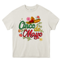 Cream cinco de mayo Heavy Core Tee - JahusDesignShop