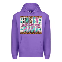 Purple sassy just like my mama Premium Hoodie - TumblerDesignByShophia