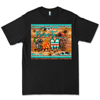 Black born to camp Premium Tee - JahusDesignShop