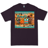 Plum born to camp Premium Tee - JahusDesignShop