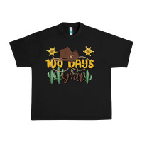 Black 100 days y'all Urban Heavy Tee - MaliasSmallBusiness