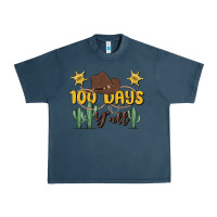 Midnight Navy 100 days y'all Urban Heavy Tee - MaliasSmallBusiness