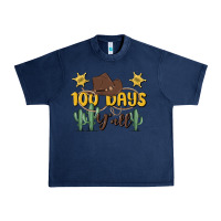 Navy 100 days y'all Urban Heavy Tee - MaliasSmallBusiness