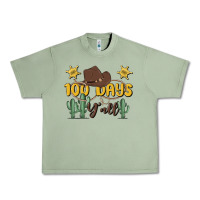 Oil Green 100 days y'all Urban Heavy Tee - MaliasSmallBusiness