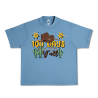 Pebble Blue 100 days y'all Urban Heavy Tee - MaliasSmallBusiness